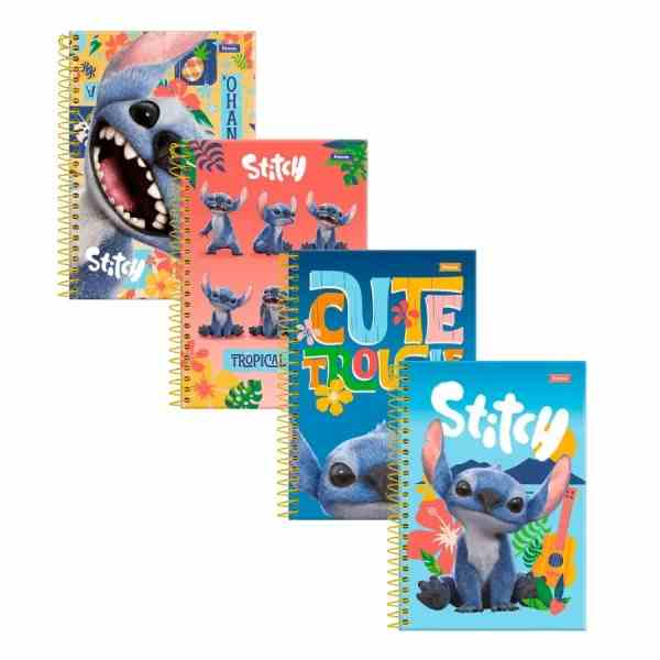 CADERNO ESPIRAL 1/4 STITCH C.D.